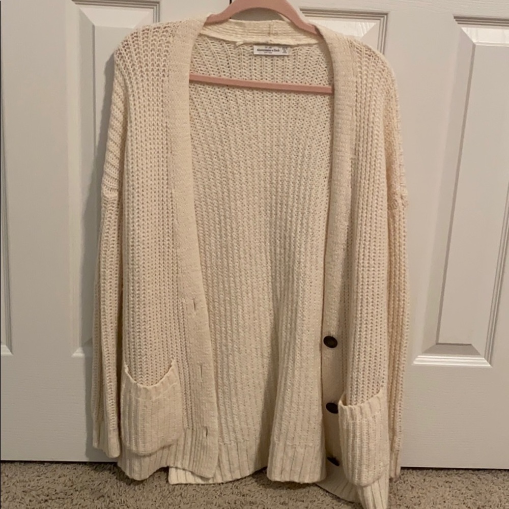 Soft, white cardigan